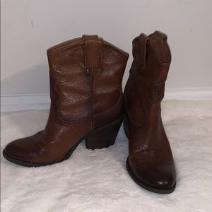 Lucky brand brown booties